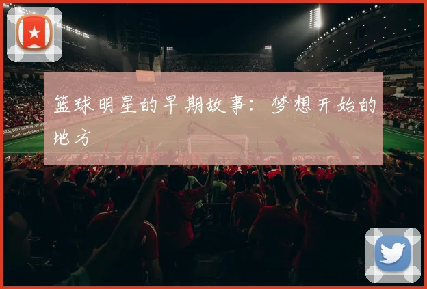 篮球明星的早期故事：梦想开始的地方